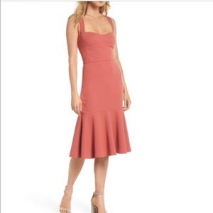 Gal Meets Glam Rae Sweetheart Scuba Crepe Dress